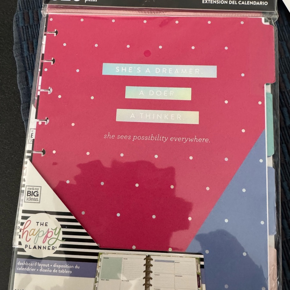 2sets of The Happy Planner Calendar Extension Packs